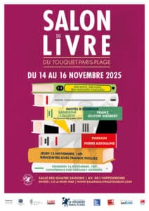 Affiche salon du livre du Touquet Paris Plage 2025